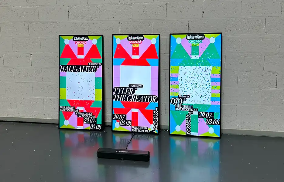 Audio Reactive Poster